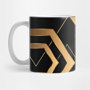 Background Golden On Mug